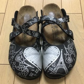 ビルケンシュトック(BIRKENSTOCK)のcava様お取り置き品☆Birki's ローリー バレンタインブラックシルバー(サンダル)