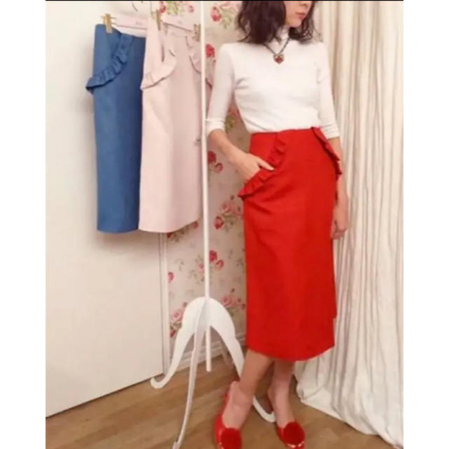 Katie CAFÉ CHIC midi skirt - ひざ丈スカート