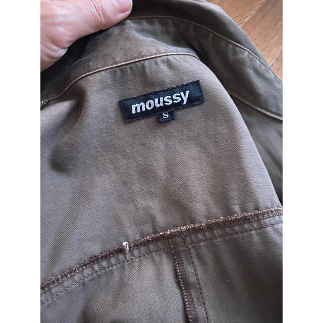 moussy(マウジー)のmoussy ロングコート ジャケット カーキ レディースのジャケット/アウター(ロングコート)の商品写真