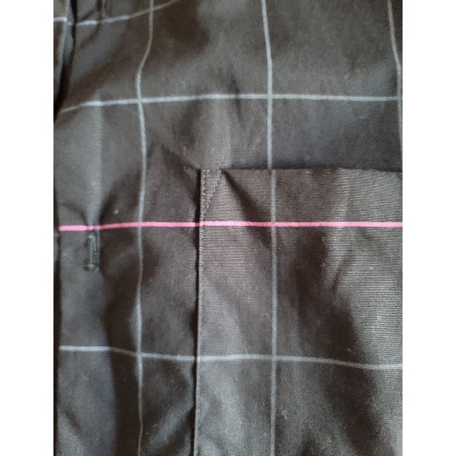 STUSSY(ステューシー)のステューシー　半袖シャツ　黒×グレーライン×ピンクライン　L メンズのトップス(シャツ)の商品写真