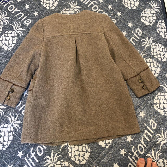 ZARA KIDS(ザラキッズ)のZARAkids ザラ キッズ　コート　104センチ　ブラウン キッズ/ベビー/マタニティのキッズ服女の子用(90cm~)(コート)の商品写真