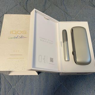 アイコス(IQOS)の【最終値下げ】iQOS3DUO ﾑｰﾝｼﾙﾊﾞｰ 限定色 開封未使用品(タバコグッズ)