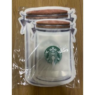 スターバックスコーヒー(Starbucks Coffee)のスターバックス　ジッパーバック(収納/キッチン雑貨)