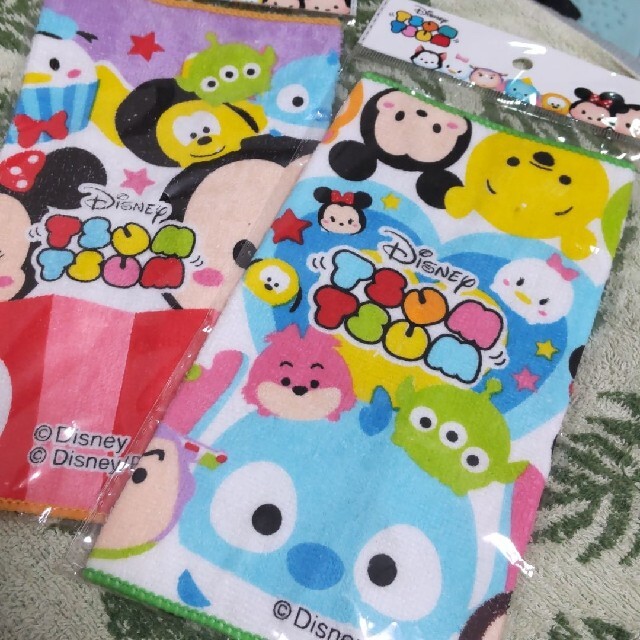 Disney(ディズニー)のTsum Tsumタオルハンカチ エンタメ/ホビーのおもちゃ/ぬいぐるみ(キャラクターグッズ)の商品写真