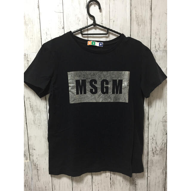 MSGM(エムエスジイエム)のMSGM♡Ｔシャツ♡ブラック レディースのトップス(Tシャツ(半袖/袖なし))の商品写真