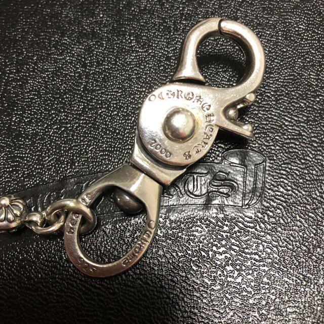 Chrome Hearts(クロムハーツ)のシルバー925 キーリング ベルトフック クラスプ ダガーキーチェーン メンズのファッション小物(キーホルダー)の商品写真