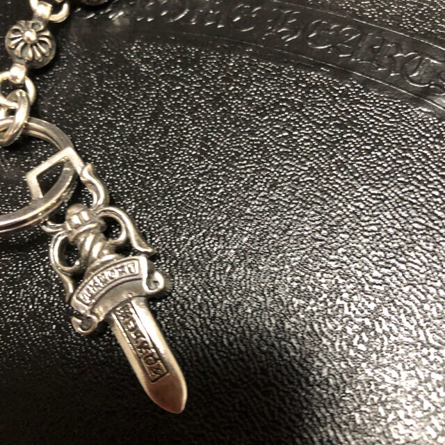 Chrome Hearts(クロムハーツ)のシルバー925 キーリング ベルトフック クラスプ ダガーキーチェーン メンズのファッション小物(キーホルダー)の商品写真