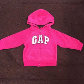 ベビーギャップ(babyGAP)のbaby gap ボア　パーカー　90(ジャケット/上着)