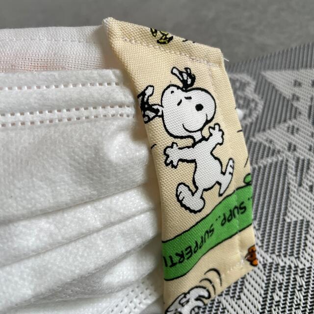 SNOOPY(スヌーピー)のハンドメイド♡スヌーピー不織布マスクカバー大臣風 ハンドメイドのファッション小物(その他)の商品写真