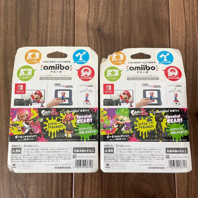 任天堂(ニンテンドウ)の【マナマナ様専用】スプラトゥーン　amiiboピンク エンタメ/ホビーのフィギュア(ゲームキャラクター)の商品写真