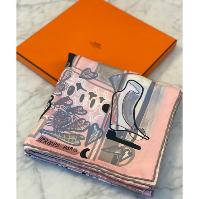 Hermes(エルメス)のHERMES カレ90熱帯のモダニズム レディースのファッション小物(バンダナ/スカーフ)の商品写真