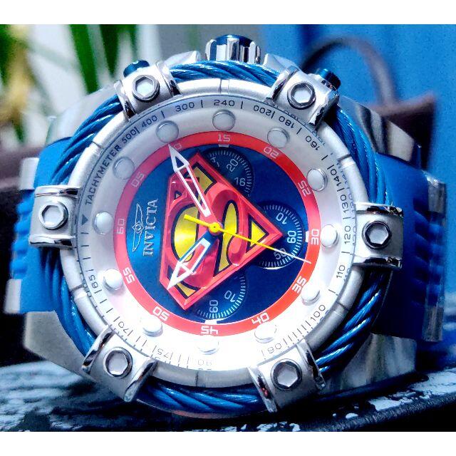 INVICTA(インビクタ)のもみ様 $995 インビクタ BOLT スーパーマン ブルーシリコン 限定！ メンズの時計(腕時計(アナログ))の商品写真