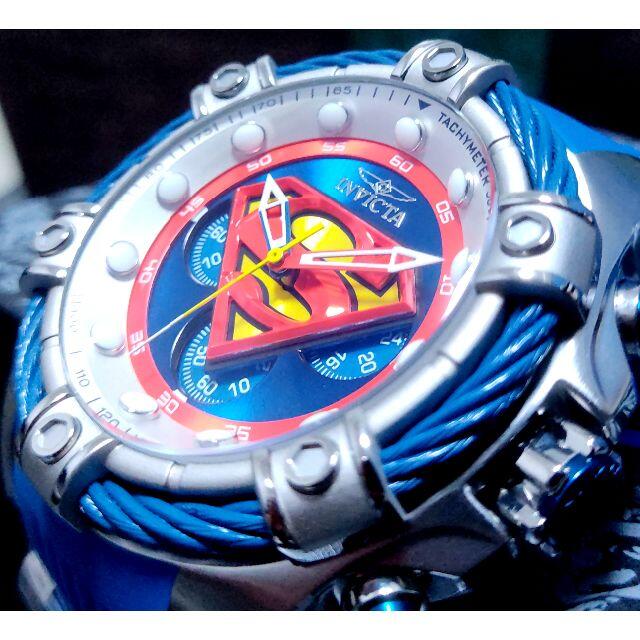 INVICTA(インビクタ)のもみ様 $995 インビクタ BOLT スーパーマン ブルーシリコン 限定！ メンズの時計(腕時計(アナログ))の商品写真