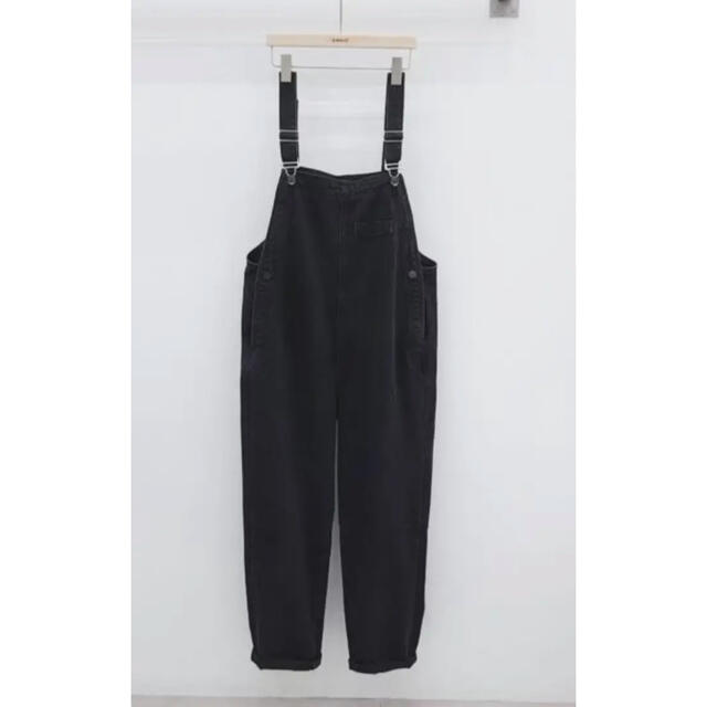 Black denim overall