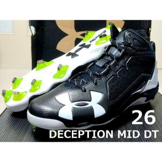 アンダーアーマー(UNDER ARMOUR)の26 アンダーアーマー 野球用スパイク DECEPTION MID DT US(シューズ)