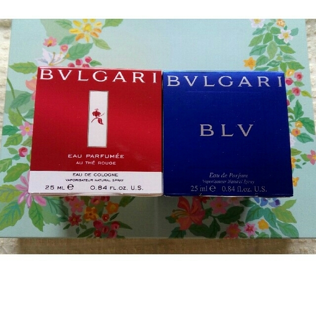 BVLGARI(ブルガリ)のブルガリ　香水の箱☆２個セット　インテリアやコレクションにも エンタメ/ホビーのコレクション(その他)の商品写真