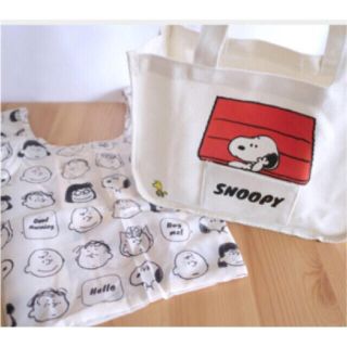 スヌーピー(SNOOPY)のスヌーピー　お出かけトート&エコバッグ　PEANUTS　  sweet付録(トートバッグ)