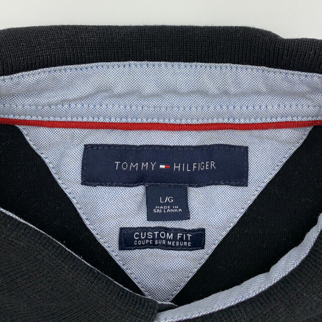 TOMMY HILFIGER(トミーヒルフィガー)のTOMMY HILFIGER トミーヒルフィガー ポロシャツ USA輸入古着　L メンズのトップス(ポロシャツ)の商品写真