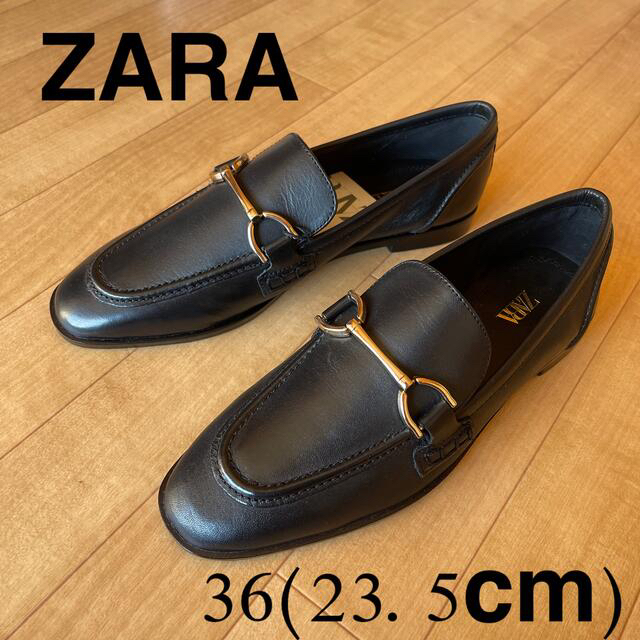 ZARA(ザラ)のZARA ソフトレザーローファー レディースの靴/シューズ(ローファー/革靴)の商品写真