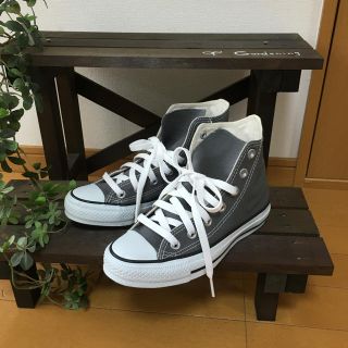 コンバース(CONVERSE)の梨花さん愛用 コンバース オールスター チャコール 22.5(スニーカー)