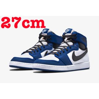 ナイキ(NIKE)のNIKE AIR JORDAN 1 KO STORM BLUE エアジョーダン(スニーカー)