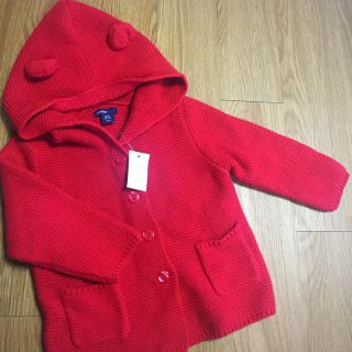 ベビーギャップ(babyGAP)のbabygap タグ付き ニットカーディガン(ニット/セーター)