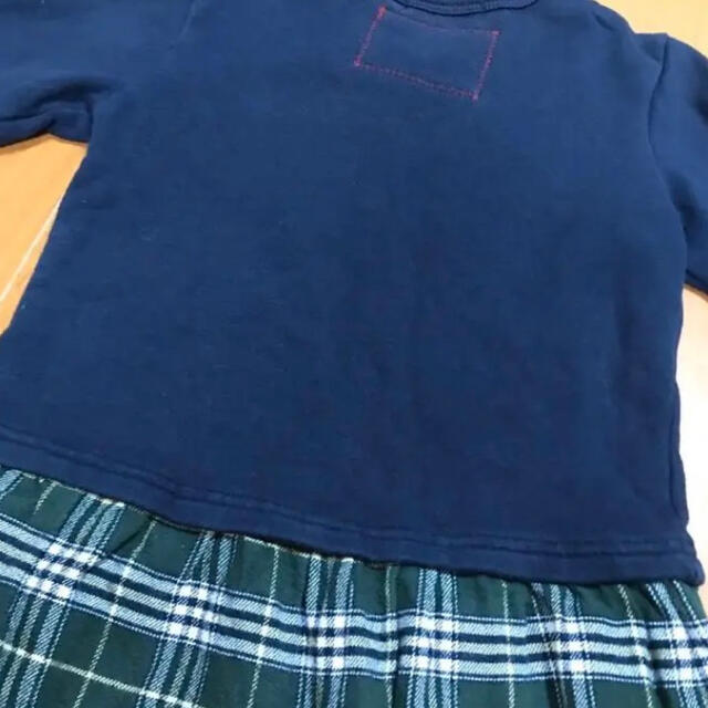 EASTBOY(イーストボーイ)のイーストボーイ120長袖ワンピース キッズ/ベビー/マタニティのキッズ服女の子用(90cm~)(ワンピース)の商品写真