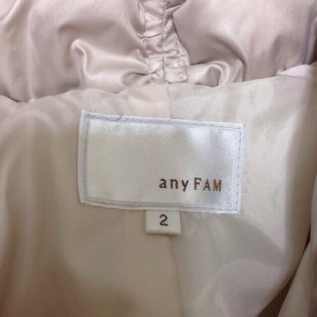anyFAM(エニィファム)のanyFAM ダウンコート レディースのジャケット/アウター(ダウンコート)の商品写真