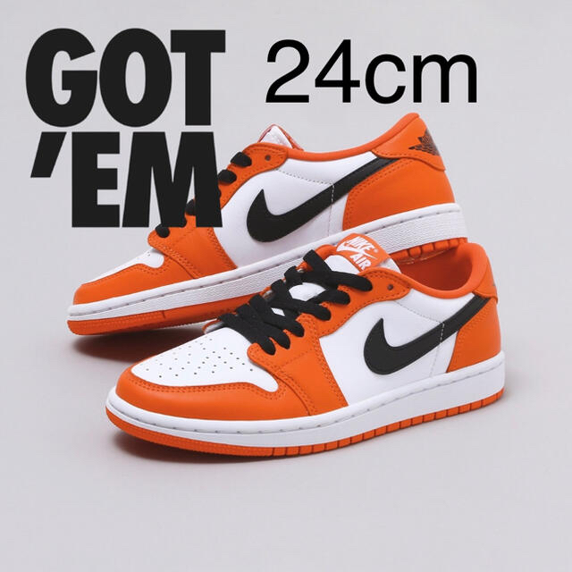 Wmns Air Jordan 1 low og Starfish 24cmレディース