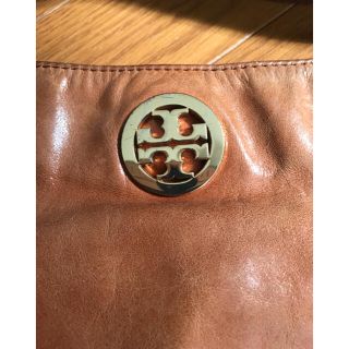 トリーバーチ(Tory Burch)のトリバーチ 本革 キャメル ハンドバッグ(ショルダーバッグ)