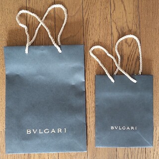 ブルガリ(BVLGARI)のBVLGARI　小型ショップ袋　２枚(ショップ袋)