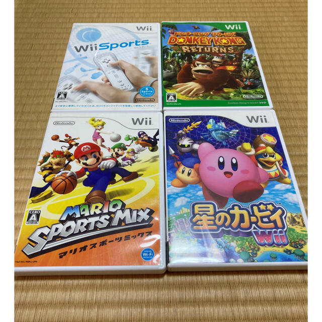 任天堂Wii 25周年限定モデル+リモコン2個+カセット5本 5