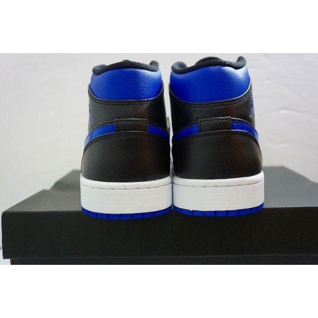 新品2019NIKEナイキ AIR JORDAN1 MID ROYAL709L▲ メンズの靴/シューズ(スニーカー)の商品写真