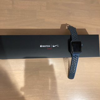 アップルウォッチ(Apple Watch)のApple Watch SERIES3 NIKE 42mm セルラー(腕時計(デジタル))