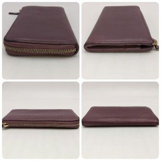 Gucci - ☆正規美品 GUCCI レディース 財布 パープル/紫 L字ファスナー