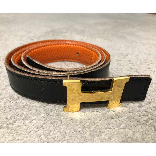 エルメス☆ベルト☆コンスタンス☆H☆ゴールド☆リバーシブル☆HERMES☆75-