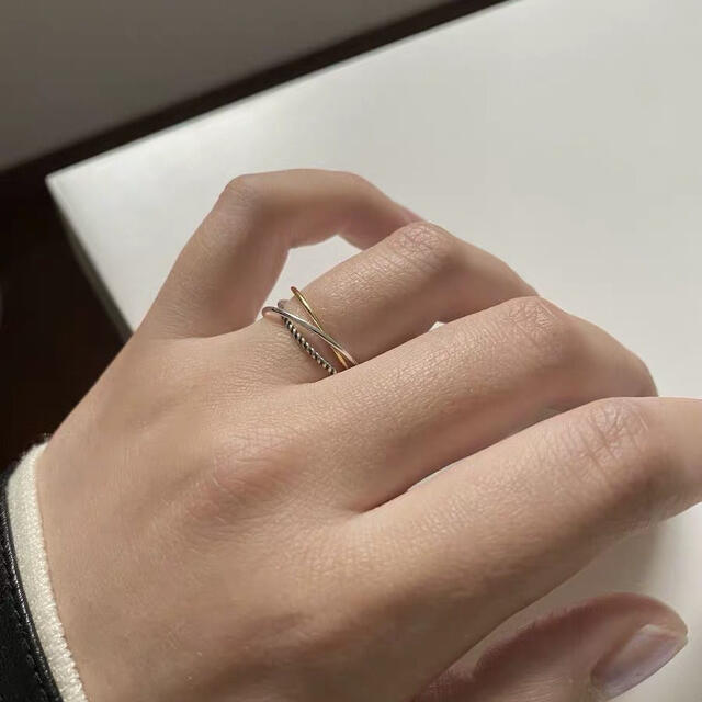 S925 triple ring (R101) レディースのアクセサリー(リング(指輪))の商品写真