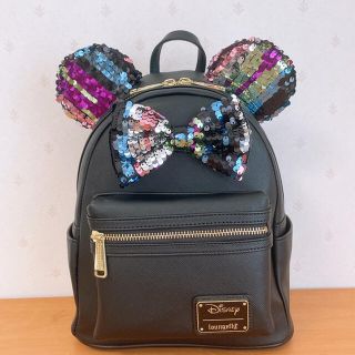 ディズニー(Disney)のラウンジフライ ディズニー　ミニー　スパンコール　リュック　バックパック(リュック/バックパック)