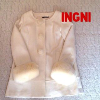 イング(INGNI)のINGNI ファーコート♡(ロングコート)