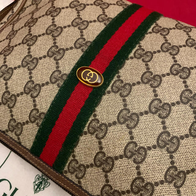 Gucci(グッチ)のオールドGUCCI☆シェリークラッチバッグ レディースのバッグ(クラッチバッグ)の商品写真