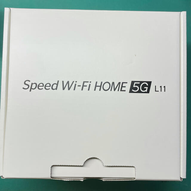 au(エーユー)のUQ WiMAX Speed Wi-Fi HOME 5G L11 ルーター スマホ/家電/カメラのPC/タブレット(PC周辺機器)の商品写真