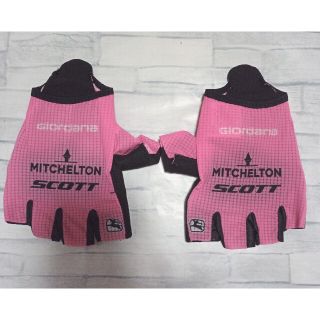 支給品 Mitchelton-SCOTT グローブ マリア・ローザ 手袋 ジロスポーツ