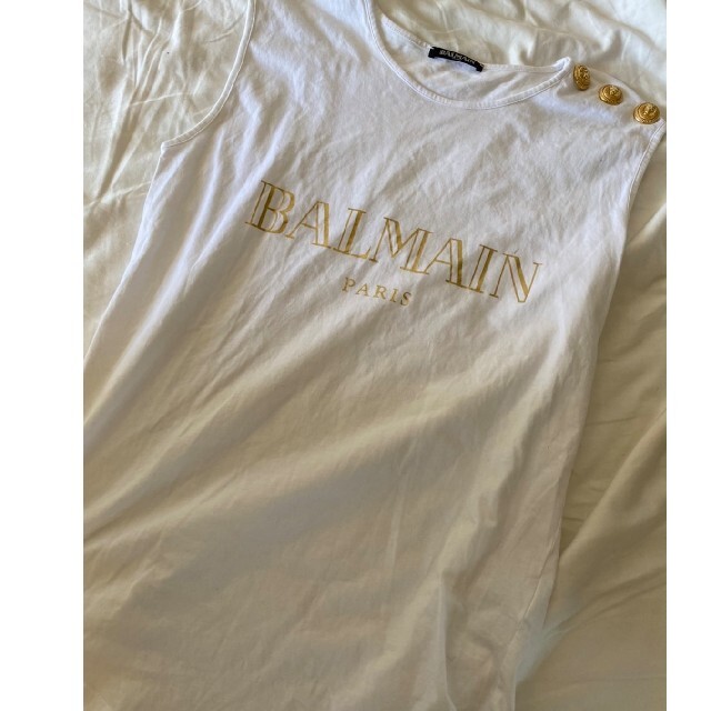 BALMAIN　ノースリーブ　Tシャツ