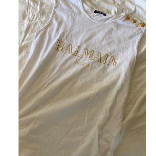 バルマン(BALMAIN)のBALMAIN　ノースリーブ　Tシャツ(Tシャツ(半袖/袖なし))