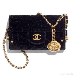 シャネル(CHANEL)の国内正規店購入新品21AW秋冬シャネルショルダーチェーンバッグバニティ黒カメリア(ショルダーバッグ)