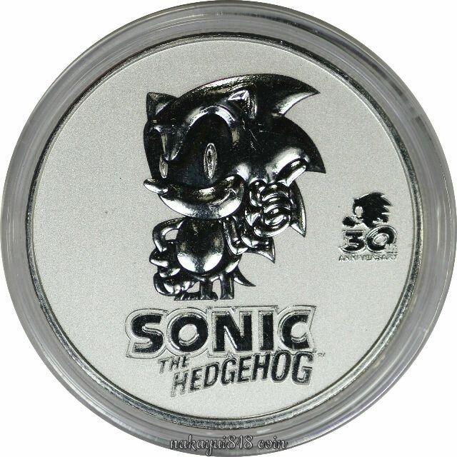 2021 1オンス銀貨　Sonic the Hedgehog 30周年記念