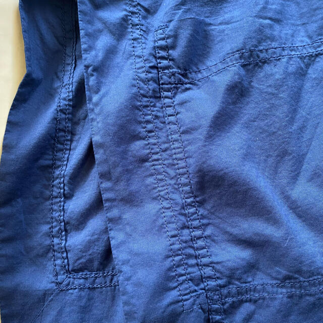 pas de calais(パドカレ)のパドカレ シャツ ジャケット カーディガン ネイビー 綿 未使用 ブラウス レディースのトップス(シャツ/ブラウス(長袖/七分))の商品写真