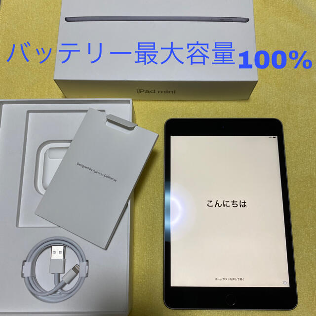 PC/タブレット【極美品】iPad mini 5 64GB Wi-Fiモデル　スペースグレイ