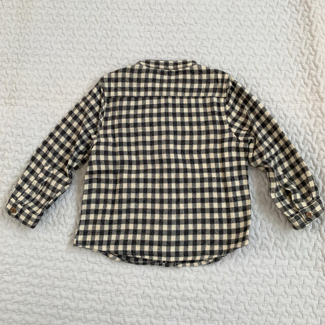 ZARA KIDS(ザラキッズ)のzara baby スタンドカラーシャツ　 キッズ/ベビー/マタニティのキッズ服男の子用(90cm~)(ブラウス)の商品写真