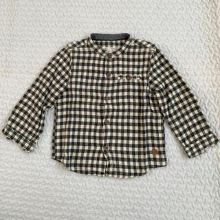 ザラキッズ(ZARA KIDS)のzara baby スタンドカラーシャツ　(ブラウス)